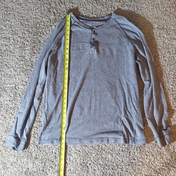 Aeropostale Other - Gray Long Sleeve Henley Shirt